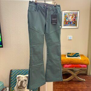 Obermeyer Glyph Tech Softshell Ski Pant Sage NWT - Sz 4